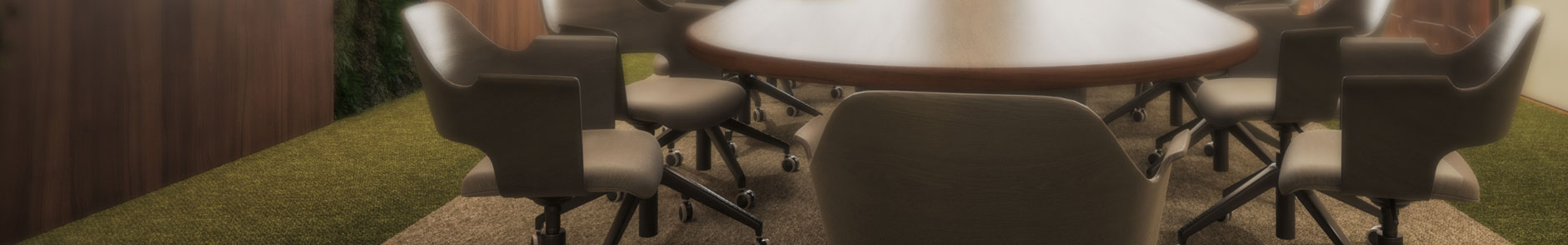 Close up of a conference room 1920px by 300px jumbotron image