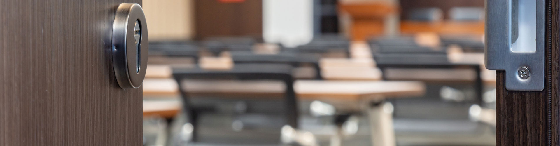 1920px by 500px jumbotron image of the entryway looking into a classroom