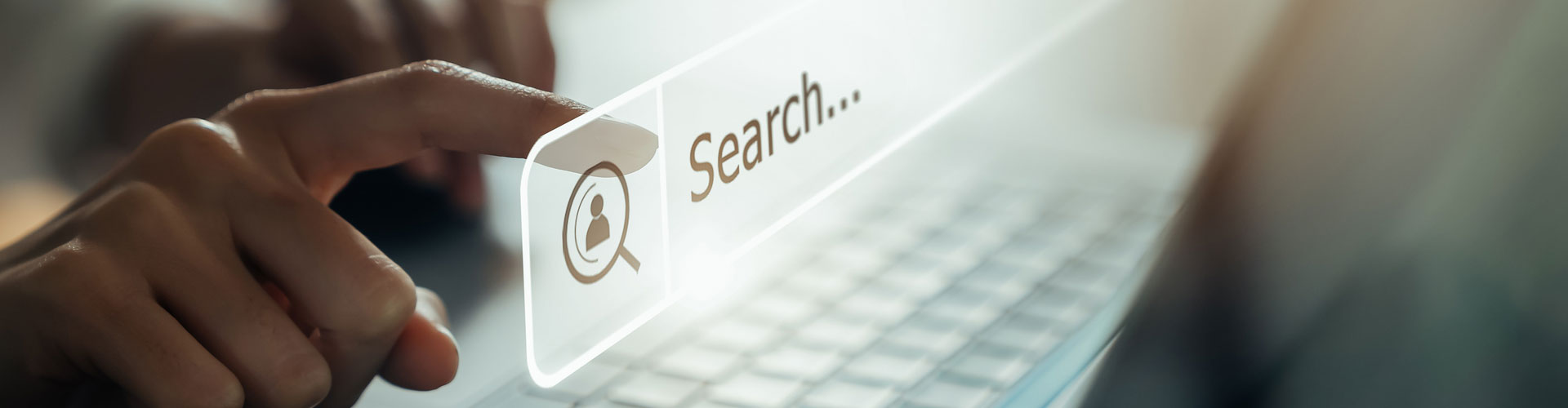 Search engine screen 1920px by 500px jumbotron image
