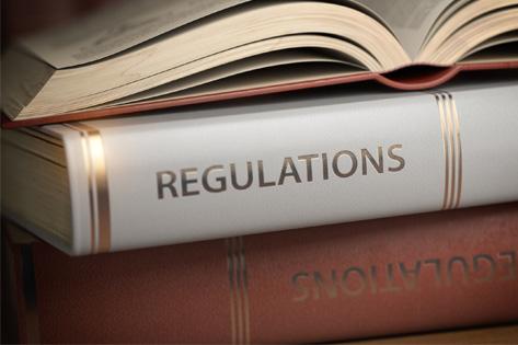 Picture of laws and regulation books used at the Rules thumbnail