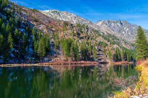 Picture of Tumwater mountain range with a river used as the Registered Nurse License thumbnail